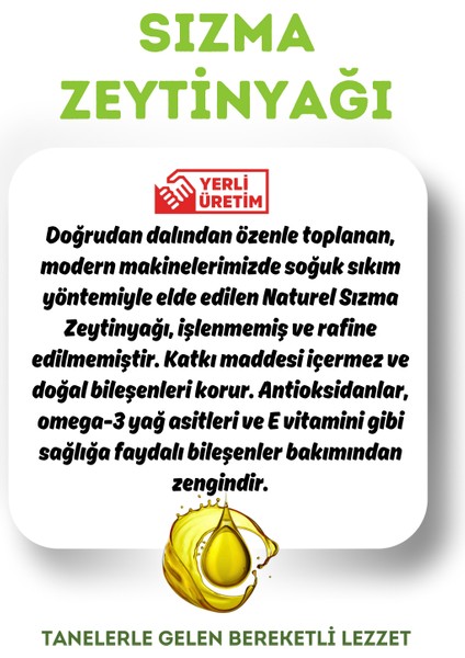 Naturel Sızma Zeytinyağı 5 Litre
