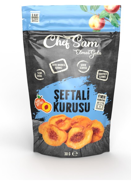 Chef Sam Şeftali Kurusu 30 gr