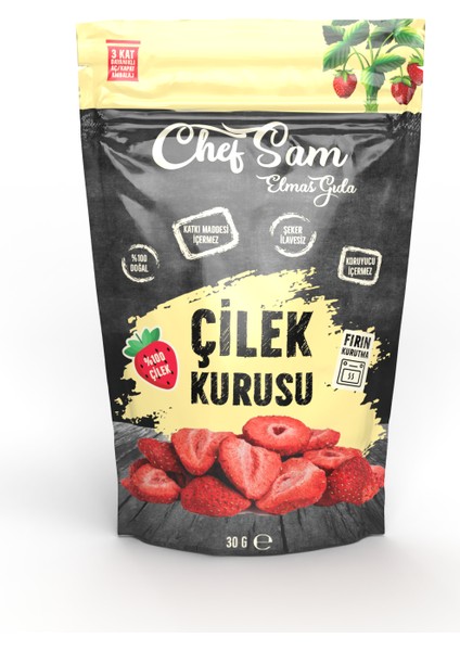 Chef Sam Çilek Kurusu 30 gr