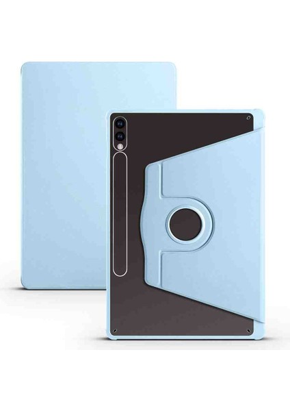 Samsung Galaxy Tab S10+PLUS SMX820 Case Kalem Bölmeli 360 Dönebilen Kapak