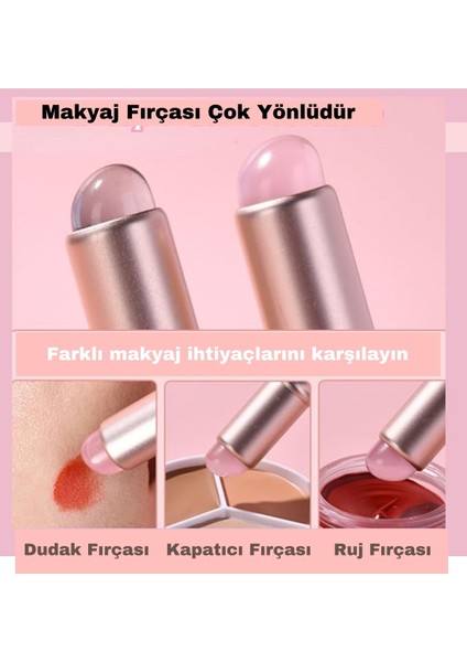 Silikon Ruj Dudak Göz Tırnak Fırçası Dolgun Pürüzsüz Parmak Boyama Aparatı Peeling Yenileme fırsatları