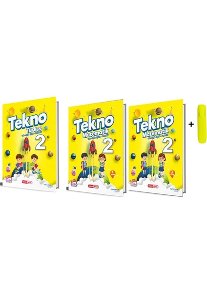 Kırmızı Beyaz Yayınlar 2. Sınıf Tekno Matematik Türkçe Seti