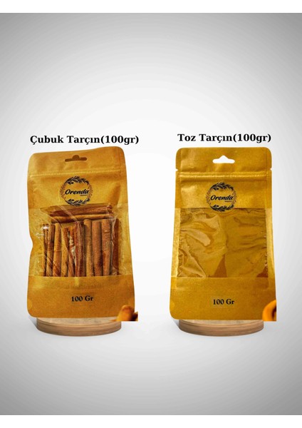 Çubuk TARÇIN(100GR) - Tarçın TOZ(100GR) Fırsat Paketi
