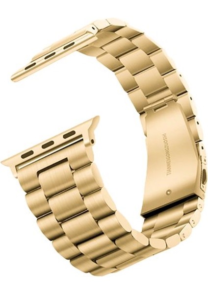 Apple Watch 10 46MM Kordon Kayış Metal Baklava Desen Krd-04