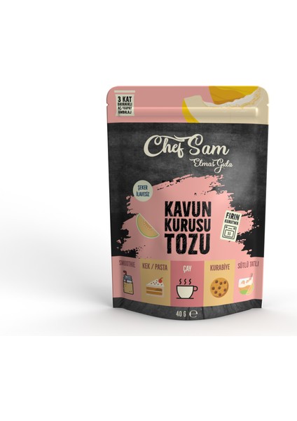 Chef Sam Kavun Kurusu Tozu 40 gr