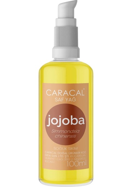 Doğal Jojoba Yağı Soğuk Sıkım %100 Saf 100ML