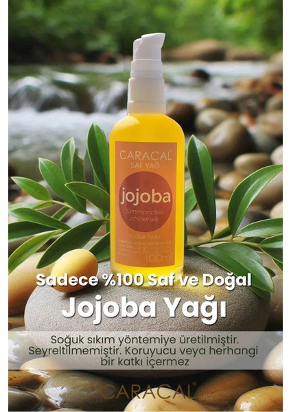 Doğal Jojoba Yağı Soğuk Sıkım %100 Saf 100ML