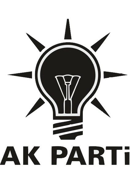 Autosticker^#Akp Logo Sticker (Oto-Motor-Laptop-Duvar-Dekor) 20 X 22 Cm