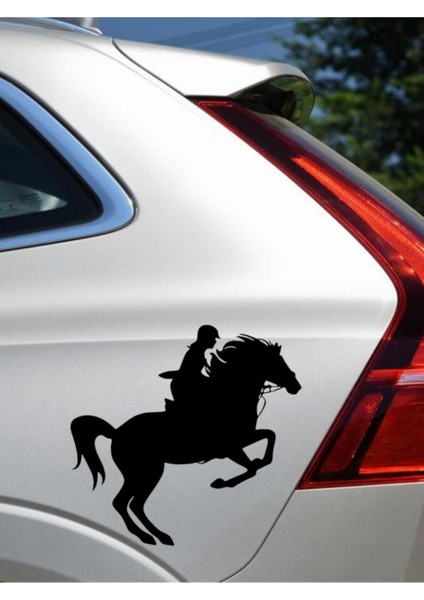 Autosticker^#Ata Binen Adam Tasarımlı Çıkarılabilir Su Geçirmez Oto Sticker 18 X 16 Cm fiyatları