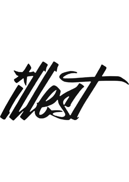 Autosticker^#Illest 2 Oto Sticker 20 Cm