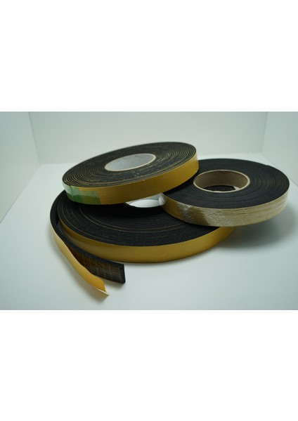 Yapışkanlı Epdm Tek Taraflı Bant (Siyah) 20 x 30 mm-10 mt