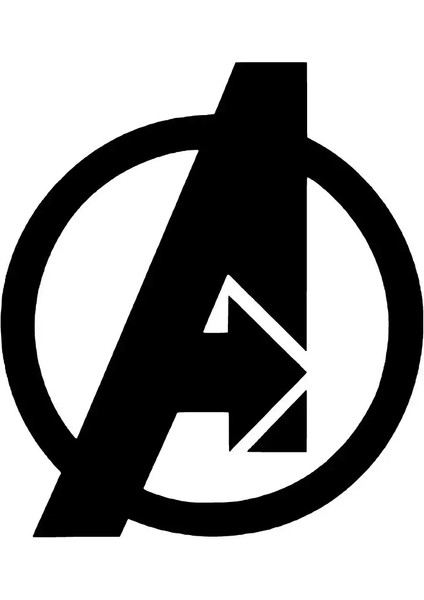 Autosticker^#Avengers Sticker (Oto-Motor-Laptop-Duvar-Dekor) 10 X 11 Cm