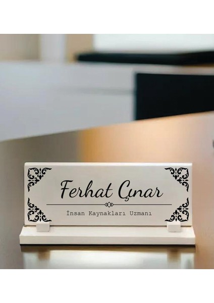 Kişiye Özel Insan Kaynakları Masaüstü Taş Isimlik