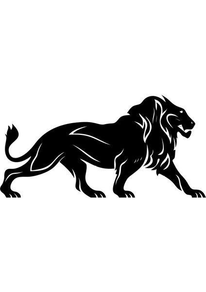 Autosticker^#Arslan Tasarım Sticker (Oto-Motor-Laptop-Duvar-Dekor) 30 X 15 Cm