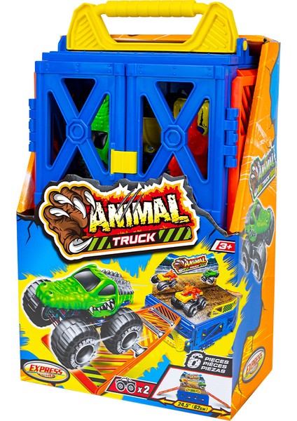 - Animal Truck Play &amp; Display Case Playset
