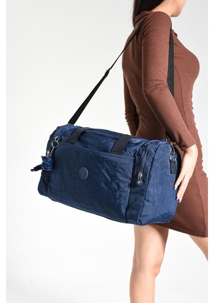 Seyehat Spor Çantası Klinkır Kumaş Hafif Kabin Boy Valiz 40*25 cm Omuz ve Çapraz Askılı modelleri