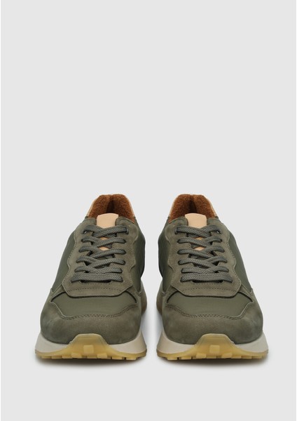 Haki Deri Erkek Sneaker modelleri