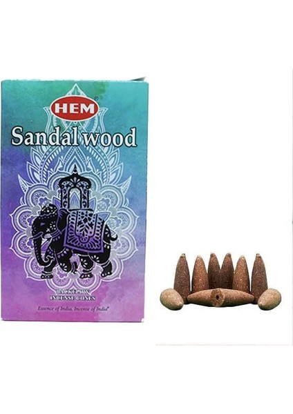 Yeni Estevia Krg Sandalwood Back Flow Konik Tütsü 10'lu.. Company