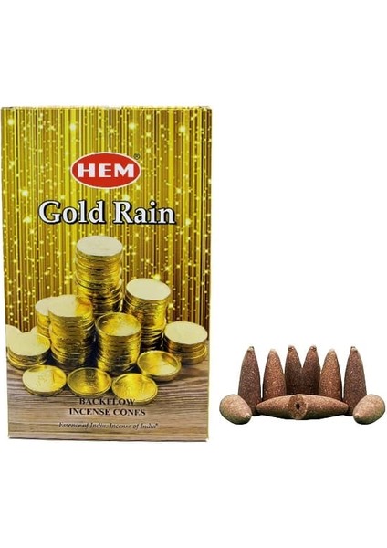 Yeni Estevia Krg Gold Rain Back Flow Konik Tütsü 10'lu. Company