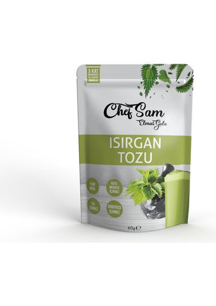 Chef Sam Isırgan Tozu 60 G