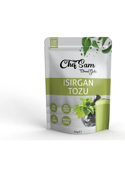 Chef Sam Isırgan Tozu 60 gr