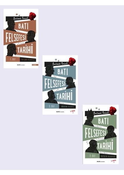 Batı Felsefesi Tarihi 3 Kitap Set