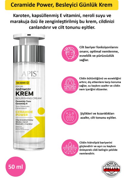 Günlük Krem - Seramid Gücü Besleyici - 50 ml