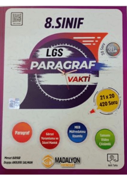 8. Sınıf LGS Paragraf Vakti Soru Bankası