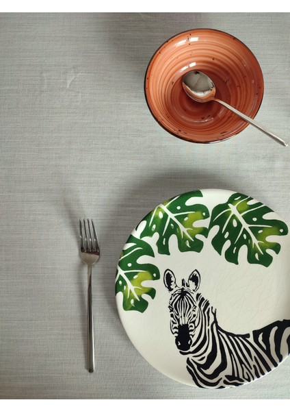 160*220 cm Açık Gri Ince Polyester Masa Örtüsü(Lm)