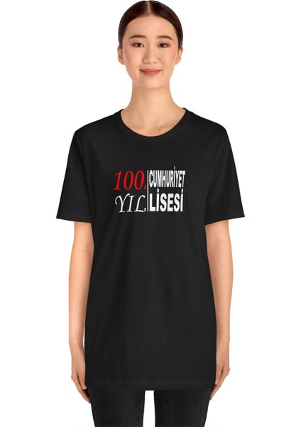Okula Özel Baskılı Kız Cocuk T-Shirt Pamuk Tüm Okullar Için Özel Baskı