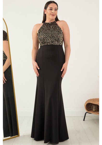 Daisy 13089 Pulpayet Uzun Balık Elbise