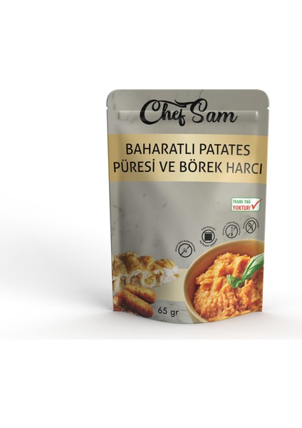 Chef Sam Baharatlı Patates Püresi ve Börek Harcı 65 G