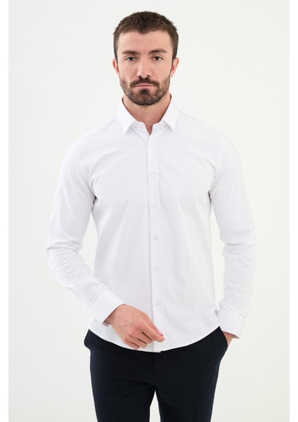 Gömlek Gizli Düğmeli