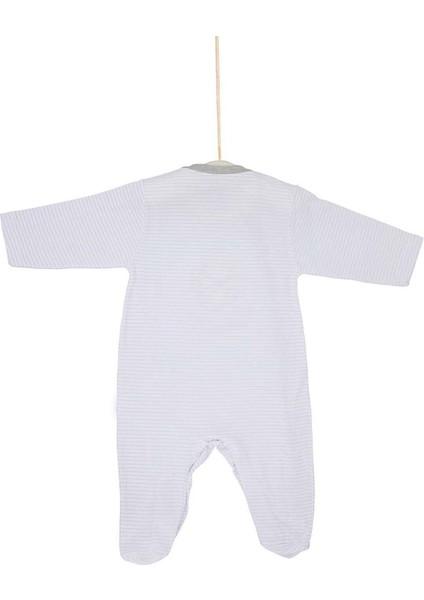 Erkek Bebek Uzun Kollu Tulum 0-6 Ay AZZ006692