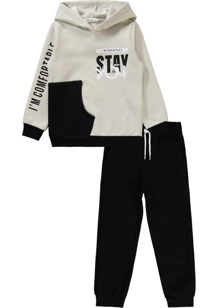 Erkek Çocuk Eşofman Takımı 6-9 Yaş Gri