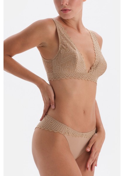 Koyu Ten Dantel Detaylı Premıum Basıc Hıpster Külot fırsatları