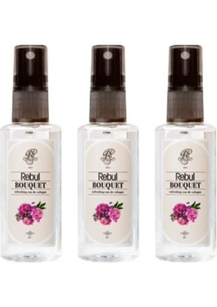 50 ml Bouquet Kolonya 3'lü