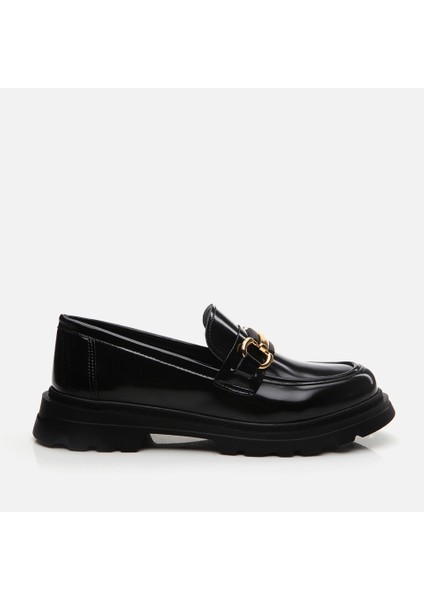 01AYH297650A100 SIYAH Kadın Loafer