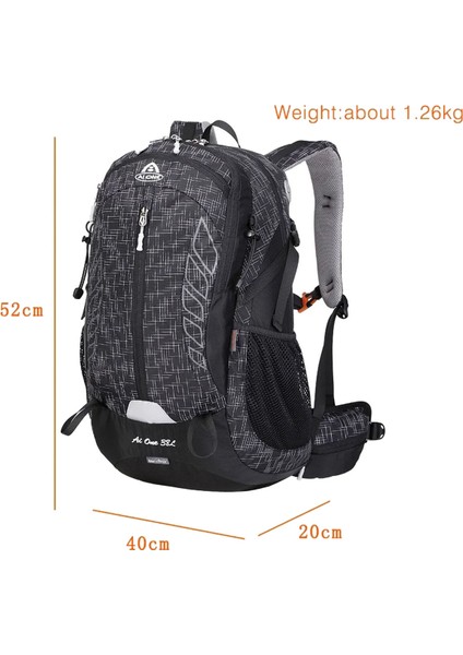 Outdoor Kamp ve Yürüyüş Sırt Çantası (38 Litre Kapasiteli) Siyah 9922