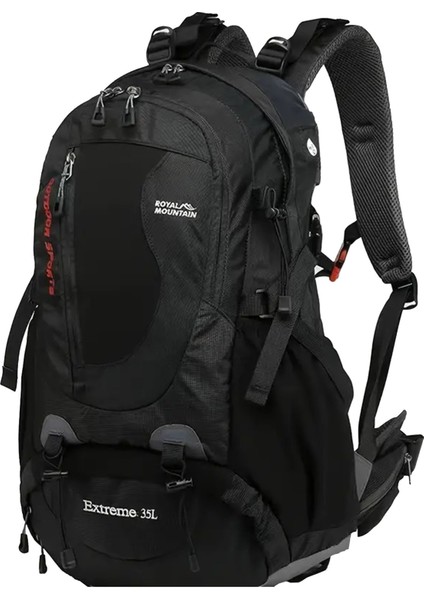 Outdoor Kamp ve Yürüyüş Sırt Çantası (40 Litre Kapasiteli) Siyah 1616