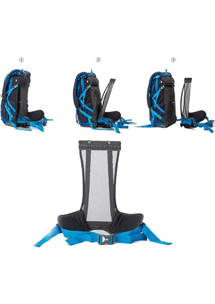 Outdoor Kamp ve Yürüyüş Sırt Çantası (40 Litre Kapasiteli) Siyah 1616 modelleri