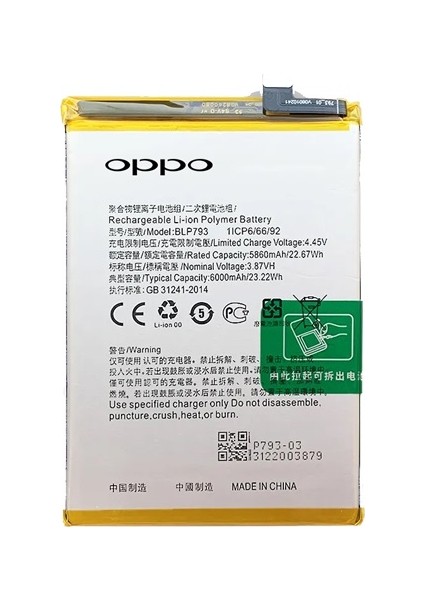 Realme Narzo 30a - Blp793 - Batarya Pil Sıfır Orijinal