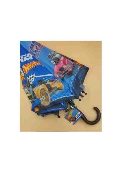 Hot Wheels Lisanslı Çocuk Şemsiyesi + Hot Wheels Lisanslı Gözlük