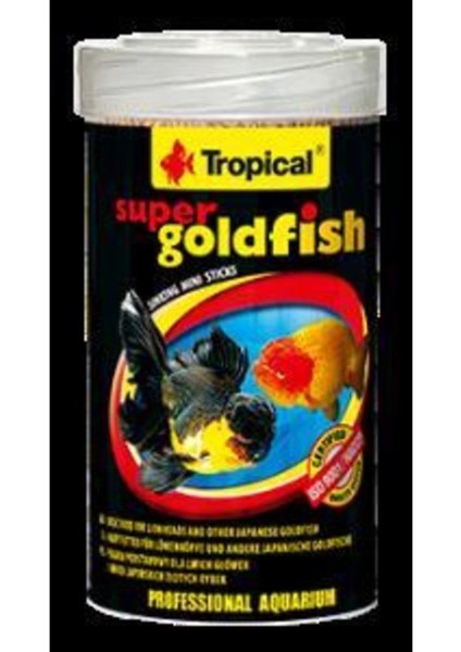 Süper Mini Goldfish Sticks Japon Balıkları Için Mini Çubuk Balık Yemi 100 ml 60 gr