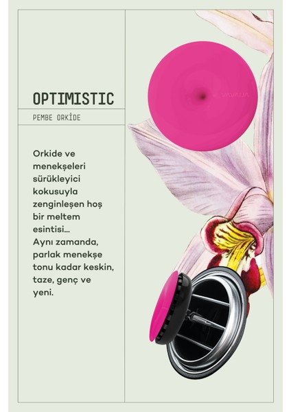 Araba Klima Kokusu, Spin Oto Kokusu, Profesyonel Otomobil Kokusu 3'lü Set - Hopeful & Angelic & Optimistic