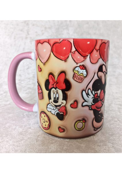 Micky And Minnie porselen Kupa