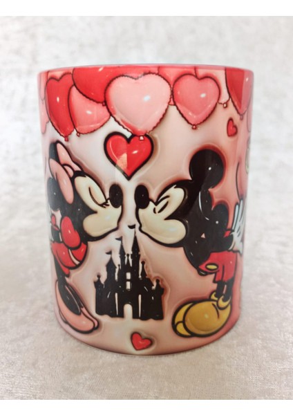 Micky And Minnie porselen Kupa