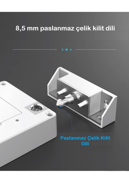 Elektronik Akıllı Anahtarsız Çekmece -Dolap Kilidi Gizli Çekmece Kilidi ve Manyetik Güvenlik Çözümü