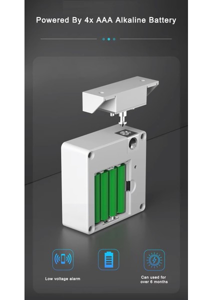 Elektronik Akıllı Anahtarsız Çekmece -Dolap Kilidi Gizli Çekmece Kilidi ve Manyetik Güvenlik Çözümü