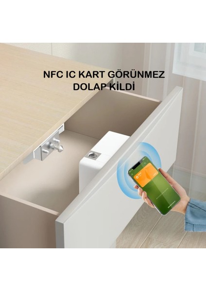 Elektronik Akıllı Anahtarsız Çekmece -Dolap Kilidi Gizli Çekmece Kilidi ve Manyetik Güvenlik Çözümü